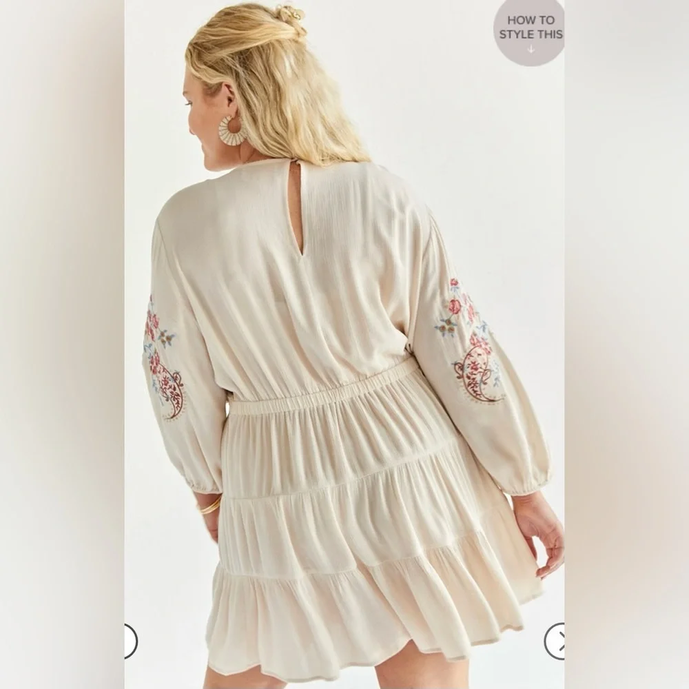 Plus Babydoll Dress 🤍 - Picture 6 of 8